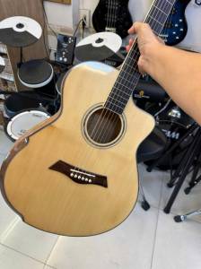 *Đàn guitar Acoustic - Gỗ Còng Cườm tự nhiên, gỗ thịt nguyên tấm 100%