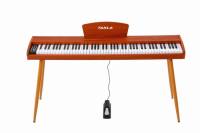 Piano điện 88 phím nặng, màu gỗ Natural ấm áp. Nhiều Chức năng hay. Màu gỗ Nâu. kèm 4 chân đứng.