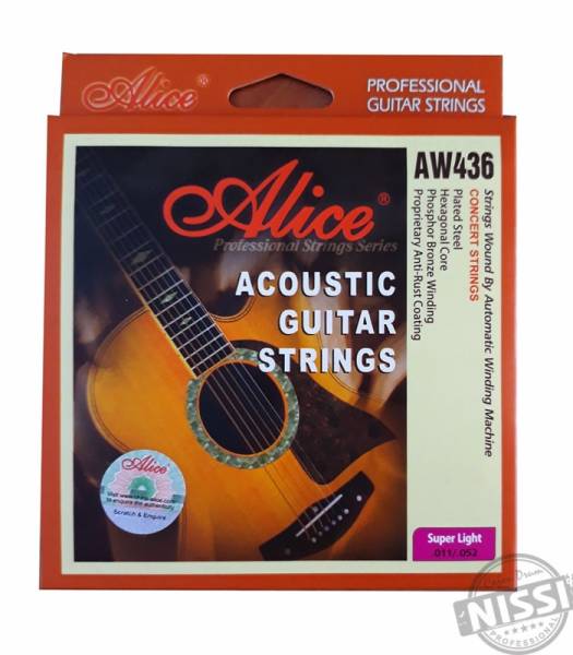 Dây Guitar Acoustic Alice AW436