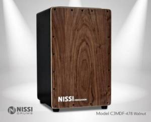 NISSI CAJON CJMDF-478 WALNUT